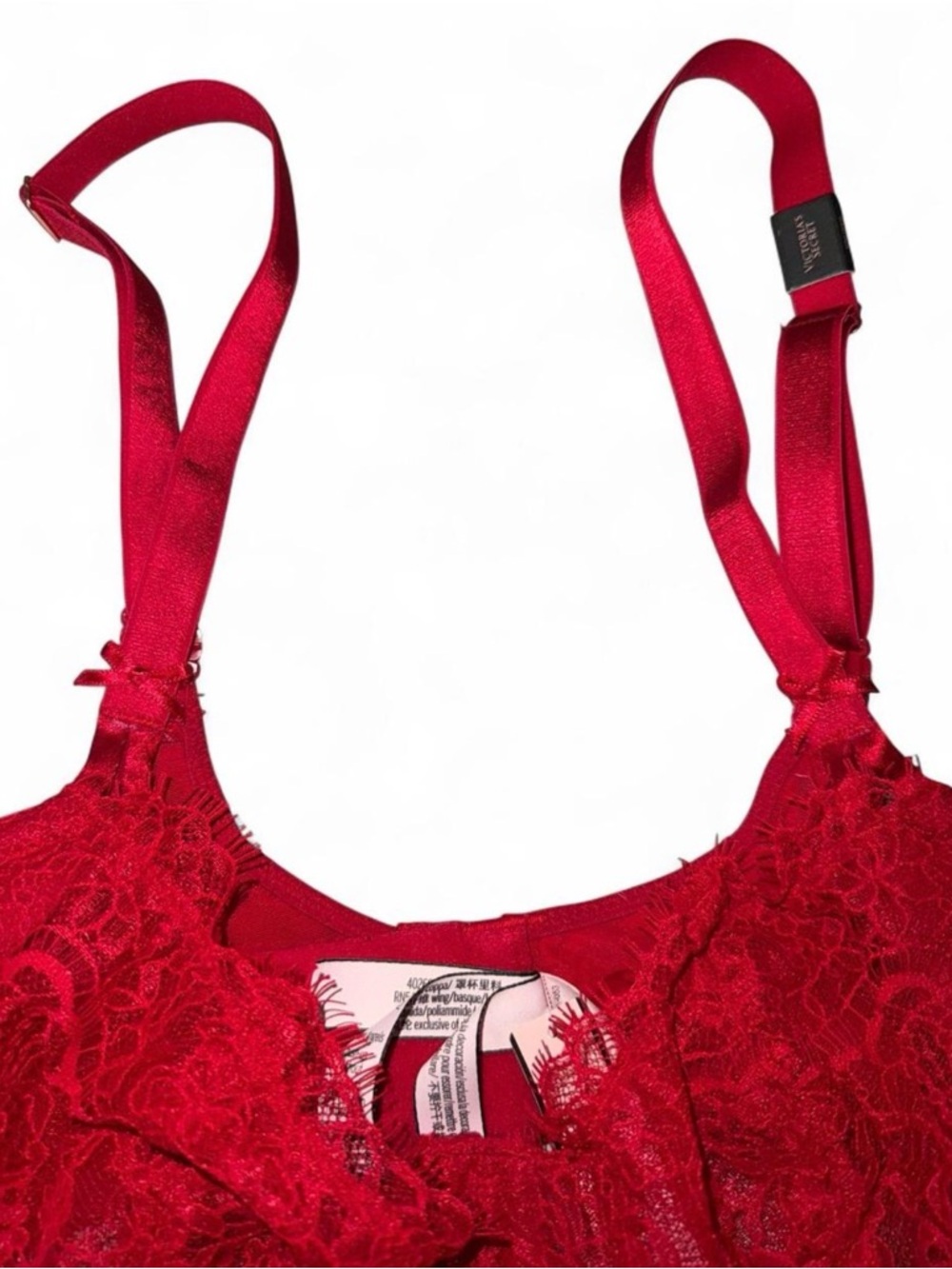 NWT Victoria’s Secret Dream Angels Wicked Unlined Lace Bra 36DD - Picture 4 of 10